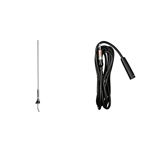 Metra 44-US13 Side/Top Mount Replacement Antenna for AM/FM Bands & Metra 44-EC96 96-Inch Antenna Extension Cable with Capacitor - style: Antenna + Cable with Capacitor