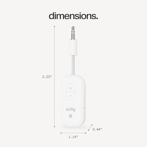 Twelve South AirFly Pro 2, Bluetooth Adapter, Pair 2 AirPods, White - color: White, style: AirFly Pro 2
