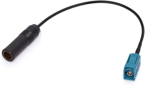 Yuslao Universal Car Stereo Radio Antenna Adapter Cable 6inch 15cm Fakra Z Female to DIN Socket Vehicle Antenna Extension Cable for Car Stereo Audio HD Radio Head Unit CD Media Player - color: Fakra Z Female to DIN Socket-6in/15cm