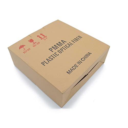 Ultra-Bright PMMA Plastic End Glow Optical Fiber Light for Fiber Optic Star Ceiling Light lamp Starlight Headliner kit for car Home(0.019in diameter/19685ft Per roll) - size: 0.019in diameter/19685ft Per plate