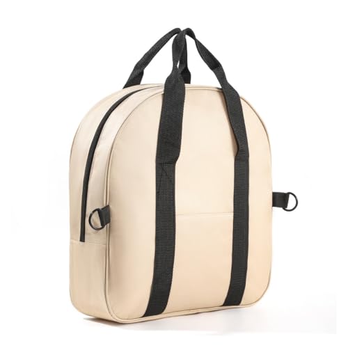 Cable Organizer Bag - Heavy Duty Water Resistant Cable Management Storage Bag - Perfect for Jumper Cables, RV Sewer Pipe, EV Charging Cord Storage, Camper and Garden Hoses (Beige, 15.8" X 15")