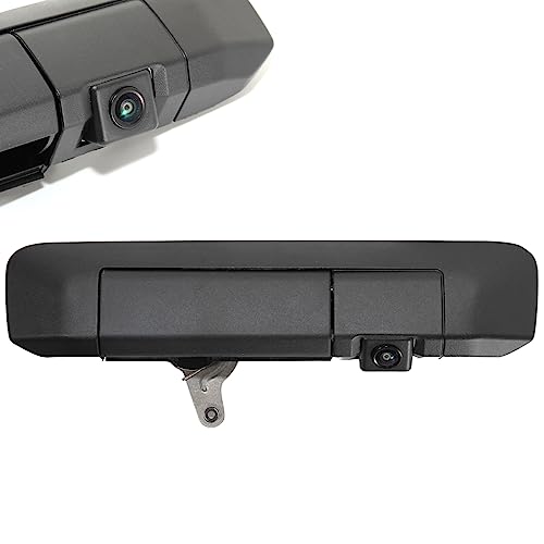 EWAY Tailgate Handle Backup Camera for 2005-2014 Toyota Tacoma, Liftgate Door Handle Latch Replacement Reverse Rear View Back Up Camera, RCA Aftermarket Input, Replaces# 6909004020 69090-04020
