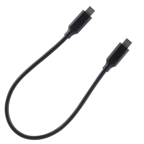 Audio Adapter Cable SC16 SC22 USB C to USB C for Rode Wireless GO II, ME, Pro, GO 2 Aux Cord Compatible with iPhone 16 15, McBook, PC, Laptop, Samsung Phones with USB-C Port 300mm - Black