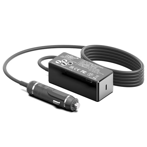 HKY 140W 135W 130W 100W 95W 90W USB-C Laptop Car Charger PD3.1 12V-24V DC Adapter for MacBook Pro 16" /MacBook Air,Dell XPS/Latitude/Precision/Chromebook,Lenovo,HP,Asus,Toshiba/Steam Deck/Tablet/Phone