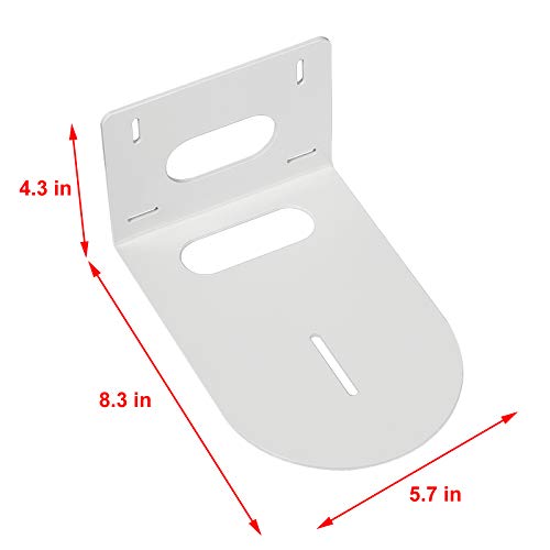 BSWAN Small Universal Wall Mount Bracket for PTZ Camera Select Cameras HCM-1 (White) - color: White
