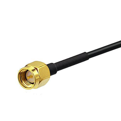 BINGFU SMA Male to SMA Female Bulkhead Mount RG174 Antenna Extension Cable 3m 10 feet (2-Pack) Compatible with 4G LTE Router Gateway Modem Mobile Cellular Receiver - color: 3m / 10 feet