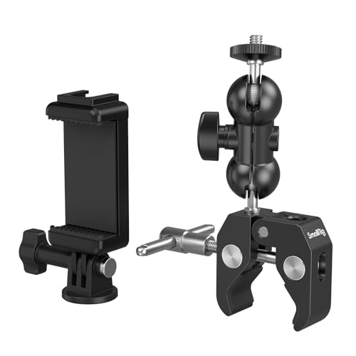 SMALLRIG Camera Mount Kit, Ball Head Magic Arm with Clamp, 2-Pong Mount - style: Clamp Kit
