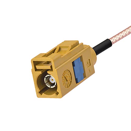 Superbat Fakra Connector Repair KIT Fakra K Curry Female Crimp 10-Pack - color: Fakra K Connector
