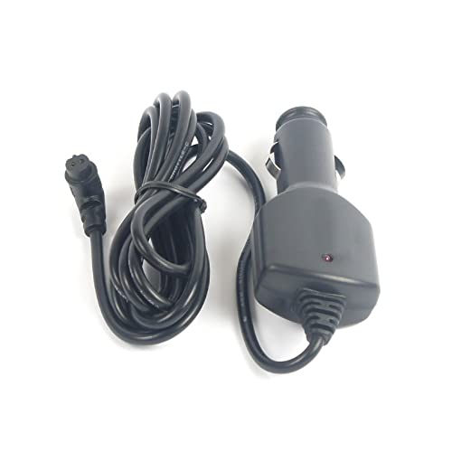 TECKEEN Vehicle GPS Car Charger Power Cord for Garmin GPS Rino 650 655T 610, Replacement DC Adapter 12V/24V