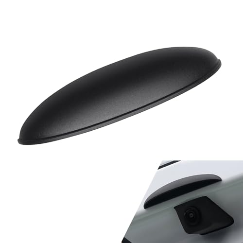 Car Rear View Camera Anti-Rain Cover, Plastic Back Up Camera Shield, Vehicle Reversing Cam Modification Protective Accessory, Universal for Most Cars (Black) - color: Black