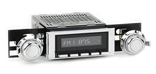 RetroRadio Compatible with 1968-79 Chevrolet Nova Features Include Bluetooth, AUX, AM/FM LABC-M1-113-117-254-03P-73PC