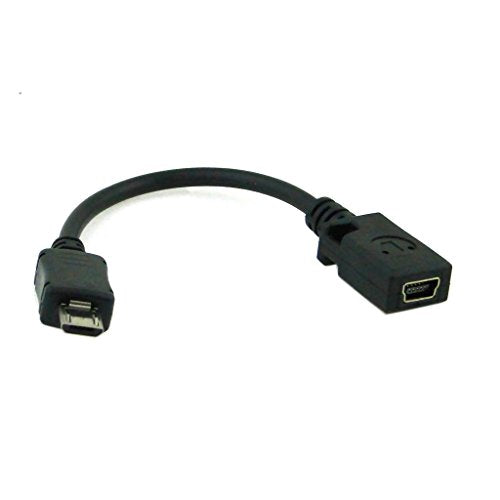 chenyang Micro USB 2.0 Male to Mini USB 5Pin Female Data Charge Extension Cable 10cm - style: Micro USB to Mini USB