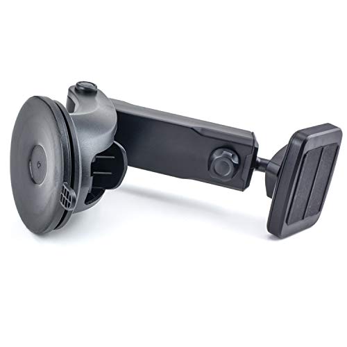 Dockem DashPro Magno Mount 3.0 Series: Magnetic Car Mount for Dash with Suction Base, Magnet Head, and Long Range Adjustable Extension Arm