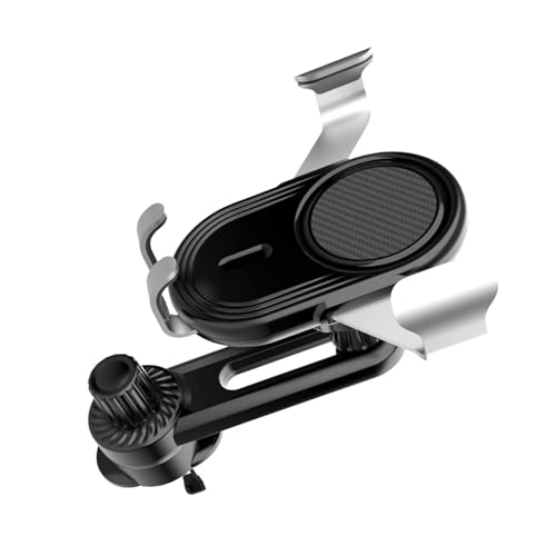 1 PC Car Cell Phones Mount, 360 Degree Rotating Car Vent Phone Mount, Gravity Sensitive Clamp Air Vent Phone Holder, Universal for 4 "-7" Smartphones (Black)
