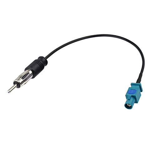 Bingfu Universal Vehicle Car Stereo FM AM Radio Antenna Adapter Cable (2-Pack) Fakra Z Male Female to DIN Plug Connector Cable for Car Stereo Audio HD Radio Head Unit CD Media Player Receiver - color: Antenna Adapter Kit