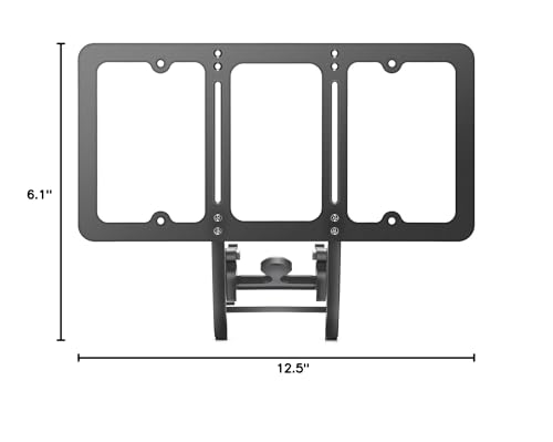 No Drill Front License Plate Holder for Tesla Model Y (2020-2024), Height-Adjustable & USA Patent-Made Front License Plate Bracket Mounting Kit with Anti Theft Features - size: 2020-2024 Model Y