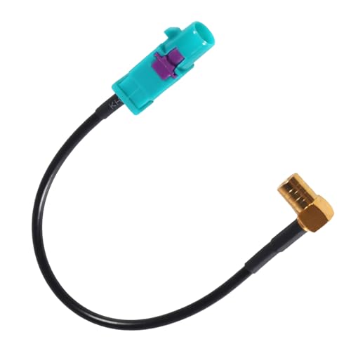 Fakra Z Male to SMB Fermale Connector Adapter Cable 6" Car DAB Radio Antenna Adapter Cable for Car Truck SUV DAB Radio Stereo Receiver Tuner GPS Antenna Navigation System