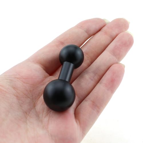 Photographic Equipment Aluminium 20mm Ball to 17mm Ball Adapter Compatible with 20mm Suction Cup Desk Clip Mobile Phone Holder Tablet Stand