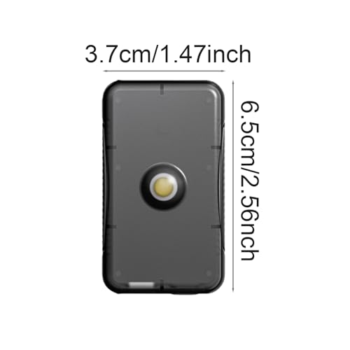 Auto-On Trunk Light with Angle Sensor- Wireless Rechargeable Light for Motorcycle Trunk, Fishing Box, and Camping Box