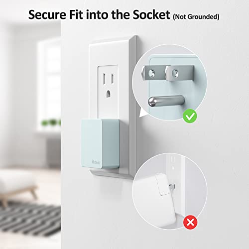 Nekmit Flat USB Wall Charger, Dual Port Slim USB Wall Charger with Smart IC for iPhone 14/14 Pro/14 Pro Max/13/13 Pro/13 Pro Max/12/12 mini/12 Pro, Galaxy, Pixel, iPad Pro, AirPods and More, Blue - color: Blue