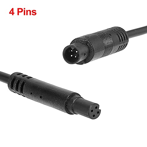 X AUTOHAUX 4 Pin 3ft 1m Backup Camera Extension Cable Rear - size: 1m