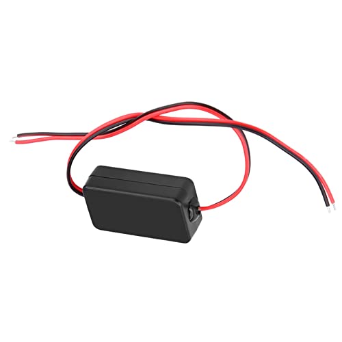 Generic 12V DC Car Rearview Camera Power Relay Capacitor Filter Rectifier for Solving Screen Jitter Black Screen Issue Fits German Cars