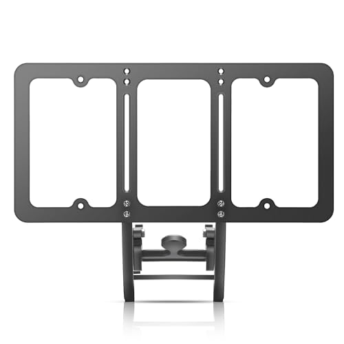 2023-2017 Model 3 License Plate Mount, Height-Adjustable & NO Drilling Front License Plate Holder with Anti Theft Features - size: 2017-2023 Model 3