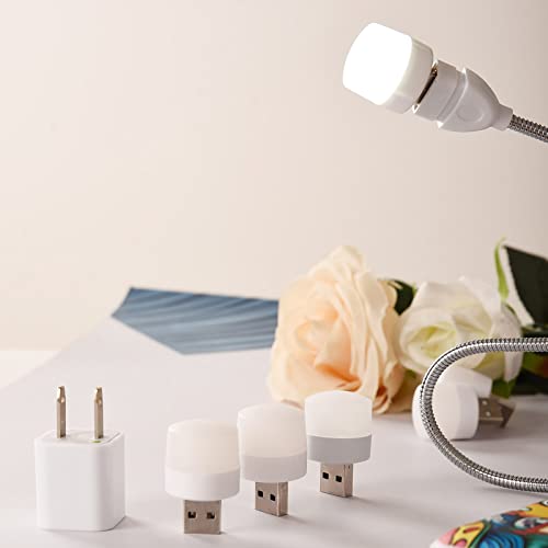 Sokelinn-six 6 Pack Mini USB Night Light, Plug in LED Lamp Decorative Lighting Party Festival (White) - color: White