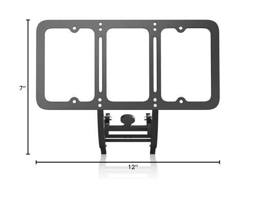 Tesla Model 3 Highland Front License Plate Holder, Height-Adjustable & No Drill License Plate Mouting Kit with Anti-Theft Features (FIt Model 3 2024-2025, No Front Bumper Camera) - size: 2024+ Model 3 Highland (No Front Camera)