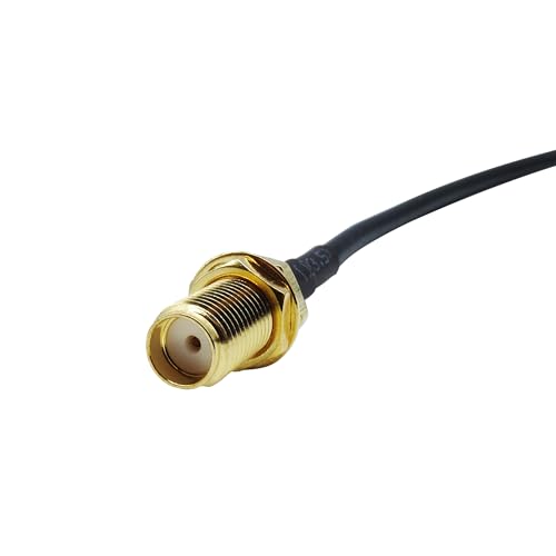 SMA Extension Cable 10ft, SMA Male to Female Low Loss RG174 Coaxial Cable Extender for SDR, Wireless Security Camera, Network System, GPS LTE 4G 5G WiFi Radio Antennas - size: 10FT