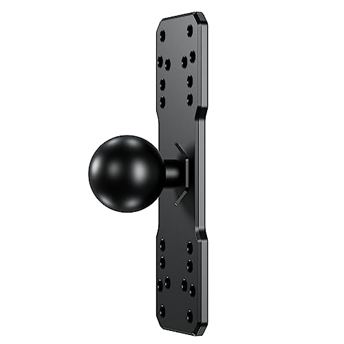 BRCOVAN 1.5'' Ball Fish Finder Mount, Universal Marine Electronic Plate