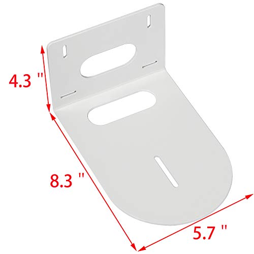 Camera Mounting Bracket Compatible with HuddleCam, Optics, Sony, AVIPAS or Lumens Camera, Small Universal Wall Mount Bracket | White Color