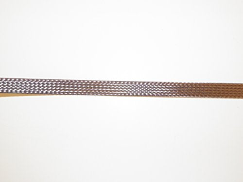 3/16" BRAIDED STAINLESS STEEL EXPANDABLE FLEX SLEEVE, WIRING HARNESS, LOOM, FLEXABLE WIRE COVER (25 FEET) - size: 25 FEET