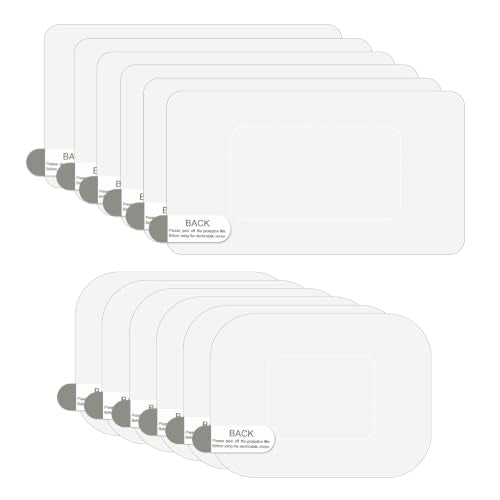 12 Pcs Dashcam Electrostatic Stickers, Clear Prevent Scratching and Falling - color: 12 Pcs