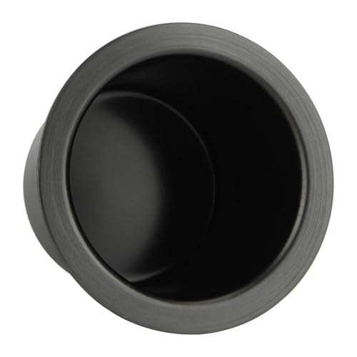 4Pcs Drop-in Cup Holder,304 Stainless Steel Automotive Cup Holders,3.3inch Black Poker Table Drink Holder Dining Table Cinema Sofa Yacht Boats Cars Touring RV Car Drop-in Drink Cup Holder - size: Black,4pcs