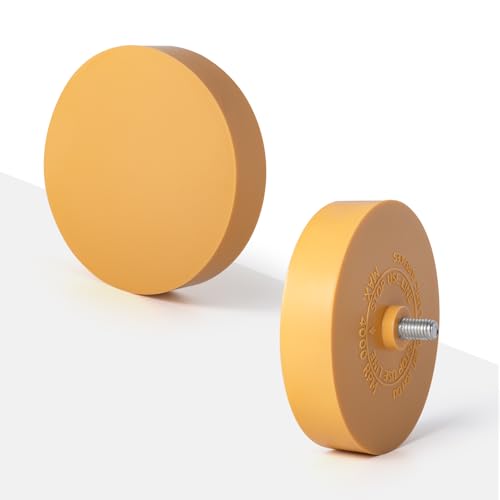 FOSHIO Eraser Wheel for Drill, Decal Remover Wheel with Adapter, Razor Blade Scraper with 10pcs Plastic Razor Blades, Rubber Tool Kit for Remove Vinyl, Decal, Adhesive, Residue, Tape (Style 2) - style: Style 2