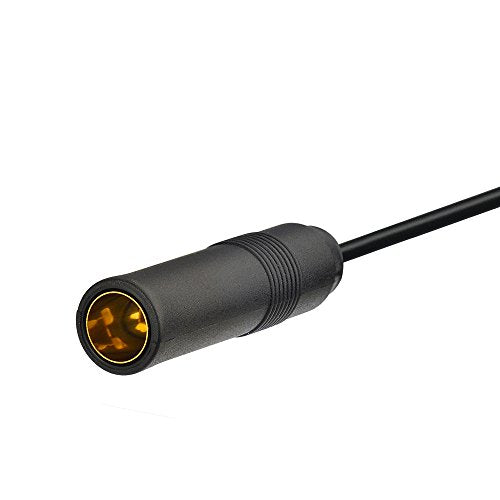 Bingfu Car FM AM Radio Antenna Extension Cable 4 feet / 48 inch Cord DIN Plug Connector Coaxial Cable for Vehicle Truck Car Stereo Head Unit CD Media Receiver Player - size: 48 inch / 1.2m