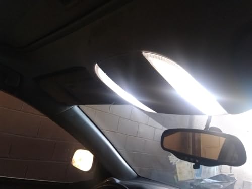 iJDMTOY 6-SMD 6411 C5W Sun Visor Vanity Mirror Replacement Bulbs, Xenon White