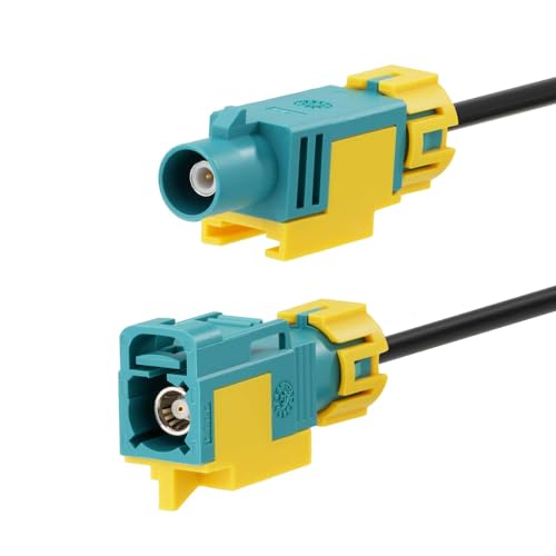 Eightwood Waterproof Fakra Z Female to Male Car Antenna Cable 0.98ft - size: 0.98ft/30cm