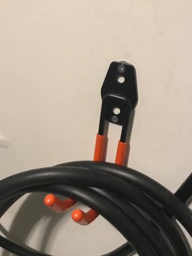 EV Electric Vehicle Charger Cable Holder Wall Mount J Hook Charging Wire Organiser Accessory(2 Hooks) - style: 2 hooks