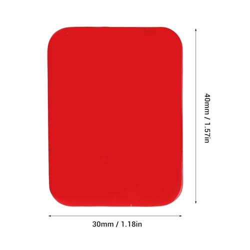 Dashcam Mount Adhesive Pads, 5pcs Square Heat Proof Powerful Double Sided Stickers with Flat Mounting for Curved Textured Surfaces (#1) - size: #1