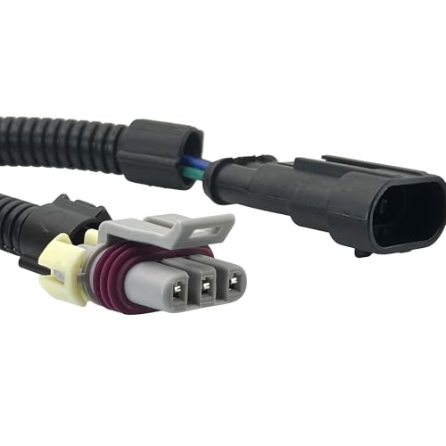 Manifold Absolute Pressure MAP Sensor Connector Pigtail Extension 24in, Compatible with GM LS1 LS2 LS6 L76 & LS7 (3-Pin Clip-in Style), for Gen 3 & Early Gen 4 Vehicles