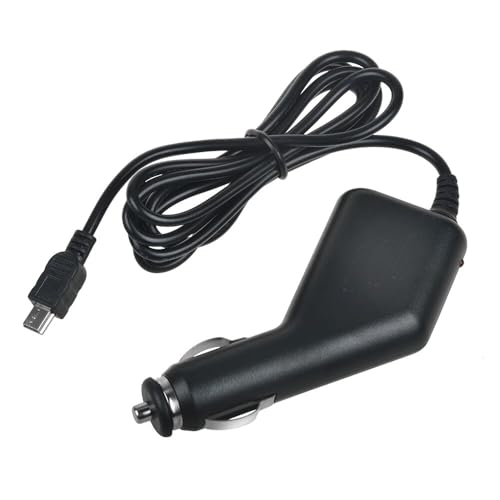 Mini USB 24V Car Charger Cable 4ft for Garmin Nuvi GPS Truck Navigator, Straight Mini-B Connector Power Cord, Compatible with Nuvi 40LM, 42LM, 44LM, 50LM, 52LM, 54LM, 56LM, 58LM - CHMNS