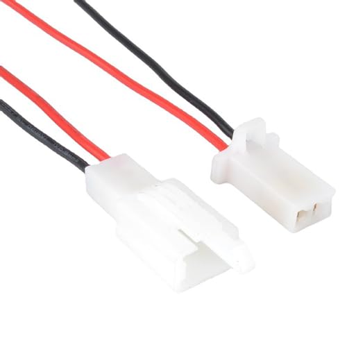 2-Pin Auto and Motorcycle Accessories Connector with Cable Male&Female Plugs AWG Wire Terminal Connectors Plug Auto Electrical Wire Pack of 5 - size: 2 pin