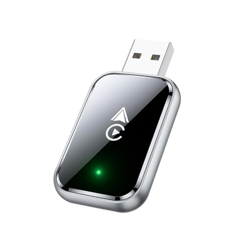 Wireless CarPlay Adapter for iPhone & Android, Plug & Play Bluetooth Dongle