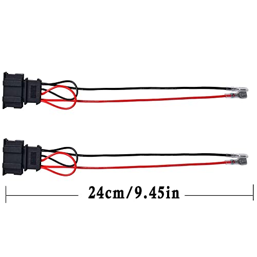 2 Pack Speaker Wire Harness Adapter Replacement for Volkswagen Speaker Harness VW Jetta GLI GTI Beetle Golf Passat Polo Car Speaker Connector Harness Adapter