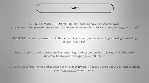 STO N SHO License Plate Bracket Made for 2021-2024 Cadillac Escalade Except V Model-Does NOT FIT 2025 - size: 2021-2024 Escalade EXCEPT V Model