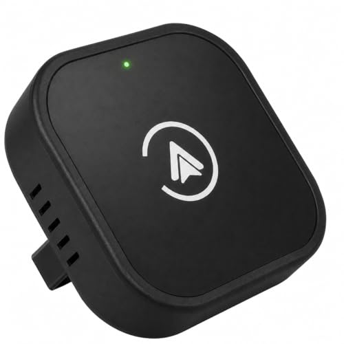 Wireless CarPlay and Android Auto Adapter (Black) 2024 Version