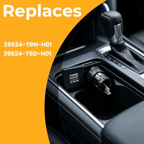 Cigarette Lighter Power Socket Plug Outlet Compatible with Honda