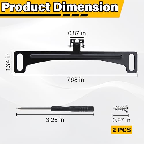 Backup Camera License Plate Mount, Universal Rear Camera Back up Bracket